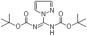 structure of CAS# 152120-54-2, N,N'-Di-Boc-1H-pyrazole-1-carboxamidine