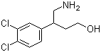 structure of CAS# 152298-51-6, 4-Amino-3-(3,4-dichlorophenyl)-1-butanol