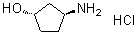 structure of CAS# 1523530-42-8, (1R,3R)-3-氨基环戊醇盐酸盐