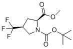 CAS # 1523541-90-3, (2S,4S)-1-tert-butyl 2-methyl 4-(trifluoromethyl)pyrrolidine-1,2-dicarboxylate, 1-O-tert-butyl 2-O-methyl (2S,4S)-4-(trifluoromethyl)pyrrolidine-1,2-dicarboxylate