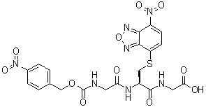 CAS # 152390-46-0, N-[S-(7-Nitro-2,1,3-benzoxadiazol-4-yl)-N-[N-[[(4-nitrophenyl)methoxy]carbonyl]glycyl]-L-cysteinyl]glycine