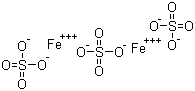 structure of CAS# 15244-10-7, Ferric sulfate