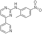 structure of CAS# 152460-09-8, N-(2-甲基-5-硝基苯基)-4-(3-吡啶基)-2-嘧啶胺