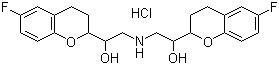 structure of CAS# 152520-56-4, Nebivolol hydrochloride