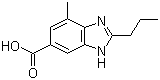 structure of CAS# 152628-03-0, 2-正丙基-4-甲基-6-羧基苯并咪唑