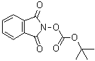structure of CAS# 15263-20-4, N-(叔丁氧羰基氧基)邻苯二甲酰亚胺