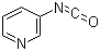 structure of CAS# 15268-31-2, 3-Isocyanatopyridine