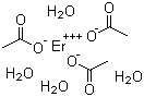structure of CAS# 15280-57-6, 醋酸铒四水合物