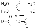 structure of CAS# 15280-58-7, 四水合乙酸镱