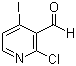 structure of CAS# 153034-90-3, 2-Chloro-4-iodopyridine-3-carboxaldehyde