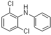 structure of CAS# 15307-93-4, 2,6-Dichloro-N-phenylbenzenamine