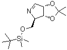 CAS # 153172-33-9, (3aR,4R,6aS)-4-[[[(1,1-Dimethylethyl)dimethylsilyl]oxy]methyl]-3a,6a-dihydro-2,2-dimethyl-4H-1,3-dioxolo[4,5-c]pyrrole