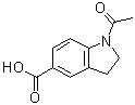 structure of CAS# 153247-93-9, N-乙酰基吲哚啉-5-羧酸