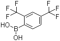 structure of CAS# 153254-09-2, 2,4-Bis(trifluoromethyl)phenylboronic acid