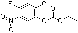 structure of CAS# 153471-75-1, 2-氯-4-氟-5-硝基苯基碳酸乙酯