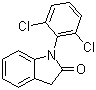 structure of CAS# 15362-40-0, 1-(2,6-Dichlorophenyl)indolin-2-one