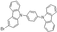 CAS # 1537218-76-0, 3-Bromo-9-[4-(9H-carbazol-9-yl)phenyl]-9H-carbazole