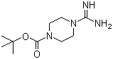 structure of CAS# 153836-14-7, 4-甲脒基哌嗪-1-甲酸叔丁酯