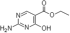 structure of CAS# 15400-53-0, 2-氨基-4-羟基嘧啶-5-羧酸乙酯