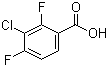 CAS 登录号：154257-75-7, 3-氯-2,4-二氟苯甲酸