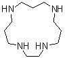 structure of CAS# 15439-16-4, 1,4,8,12-四氮杂环十五烷