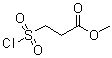 structure of CAS# 15441-07-3, 3-Chlorosulfonylpropionic acid methyl ester