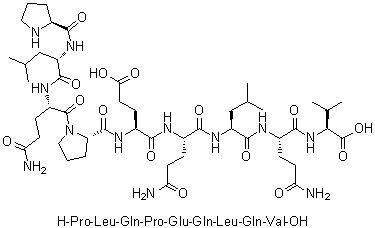 CAS # 154427-24-4, L-Prolyl-L-leucyl-L-glutaminyl-L-prolyl-L-alpha-glutamyl-L-glutaminyl-L-leucyl-L-glutaminyl-L-valine