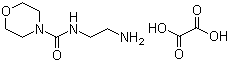 structure of CAS# 154467-16-0, N-(2-氨基乙基)-4-吗啉甲酰胺草酸盐