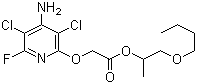 CAS # 154486-27-8, Fluroxypyr-butoxypropyl, 2-[(4-Amino-3,5-dichloro-6-fluoro-2-pyridinyl)oxy]acetic acid 2-butoxy-1-methylethyl ester