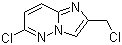 structure of CAS# 154578-23-1, 6-氯-2-氯甲基咪唑并[1,2-b]哒嗪