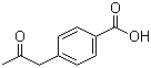 structure of CAS# 15482-54-9, 4-(2-氧代丙基)苯甲酸
