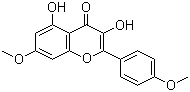 structure of CAS# 15486-33-6, 3,5-二羟基-4',7-二甲氧基黄酮