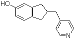 structure of CAS# 154932-75-9, 2-(吡啶-4-甲基)-2,3-二氢-1H-茚-5-醇