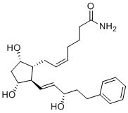 CAS # 155205-89-3, N-Desethyl Bimatoprost, (5Z)-7-((1R,2R,3R,5S)-3,5-Dihydroxy-2-((1E,3S)-3-hydroxy-5-phenyl-1-penten-1-yl)cyclopentyl)-5-heptenamide