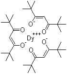 structure of CAS# 15522-69-7, 三(2,2,6,6-四甲基-3,5-庚二酮酸)镝
