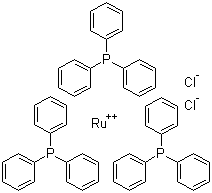 structure of CAS# 15529-49-4, Tris(triphenylphosphine)ruthenium(II) chloride