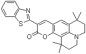 structure of CAS# 155306-71-1, 10-(2-Benzothiazolyl)-2,3,6,7-tetrahydro-1,1,7,7-tetramethyl-1H,5H,11H-(1)benzopyropyrano(6,7-8-I,j)quinolizin-11-one