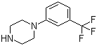 structure of CAS# 15532-75-9, N-(3-Trifluoromethylphenyl)piperazine