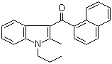 structure of CAS# 155471-08-2, (2-甲基-1-丙基-1H-吲哚-3-基)-1-萘基甲酮