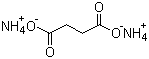 structure of CAS# 15574-09-1, Ammonium succinate