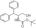 structure of CAS# 155836-48-9, N-叔丁氧羰基-3-苯基-D-苯丙氨醇