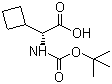 structure of CAS# 155905-78-5, Boc-D-Cyclobutylglycine