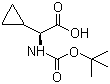 structure of CAS# 155976-13-9, Boc-L-cyclopropylglycine