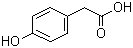 structure of CAS# 156-38-7, 4-Hydroxyphenylacetic acid