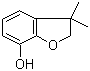 structure of CAS# 1563-38-8, 2,3-Dihydro-2,2-dimethyl-7-benzofuranol