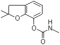 structure of CAS# 1563-66-2, Carbofuran
