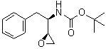 structure of CAS# 156474-22-5, (2S,3R)-3-(tert-Butoxycarbonylamino)-1,2-epoxy-4-phenylbutane