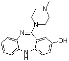 CAS 登录号：156632-07-4, 11-(4-甲基-1-哌嗪基)-5H-二苯并[b,e][1,4]二氮杂卓-2-醇