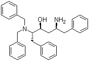 structure of CAS# 156732-15-9, (2S,3S,5S)-5-氨基-2-(二苄基氨基)-1,6-二苯基己-3-醇