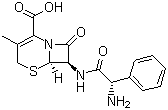 structure of CAS# 15686-71-2, Cephalexin